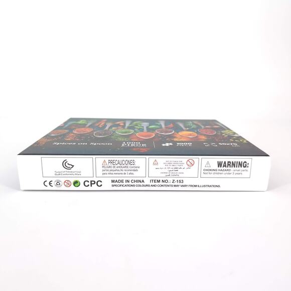 Unbranded Spices on Spoon 1000 Piece Jigsaw Puzzle with Puzzle Poster - GUC - Picture 5 of 12